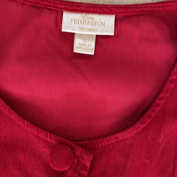 Erin Fetherston Bright Red Jumpsuit. - Picture 5 of 8